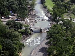 Las lluvias caídas desde el jueves han dejado graves afectaciones en Guatemala. AFP  /