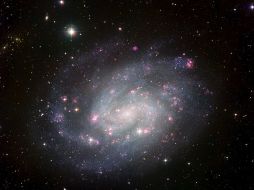 La galaxia NGC 300 fue detectada por primera vez a comienzos del siglo XIX. EFE  /