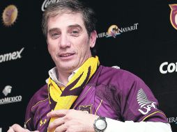 Eduardo Acevedo durante la presentación oficial como técnico de Estudiantes. JAMMEDIA  /