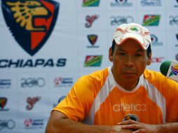 El técnico de  Jaguares Jose Guadalupe Cruz quiere salir del sótano del grupo 3 de esta Apertura 2010. MEXSPORT  /