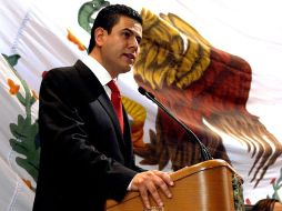 El gobernante Miguel Alonso Reyes rechazó la práctica irresponsable de los que desperdician los bienes públicos. EL UNIVERSAL  /