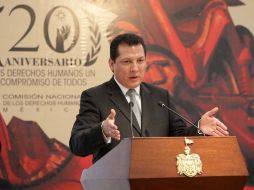 El ombudsman nacional Raúl Plascencia. ARCHIVO  /