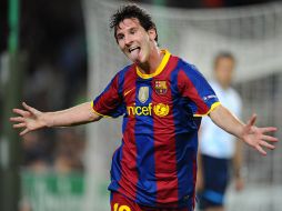 Lionel Mess máximo goleador del azulgrana. AFP  /