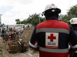 El accidente se registró cuando realizaban medidas dentro de la zanja para instalar tubos de agua. M. FREYRIA  /