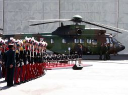 La empresa fabricante envió a México dos helicópteros de muestra para que participen en el Desfile Militar del 16 de septiembre. NTX  /