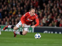 El jugador del Manchester United Wayne Rooney quien ha rcibido críticas por su falta de goles. EFE  /