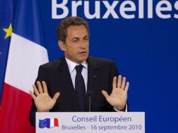 Nicolas Sarkozy, presidente de Francia. EFE  /