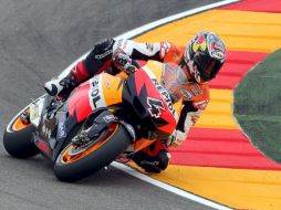 Daniel Pedrosa dominó las primeras sesiones de entrenamientos libres en Aragón. EFE  /
