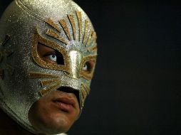 El gladiador Volador Jr, quiere la máscara del Místico. MEXSPORT  /