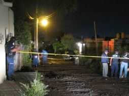 La zona fue acordonada mientras se realizaban las investigaciones. O. RUVALCABA  /