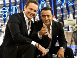 En la imagen los conductores, Adal Ramones y Alan Tacher. ESMAS.COM  /