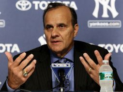 Joe Torre en la clasa club de los Yankees, durante una rueda de prensa. AFP  /