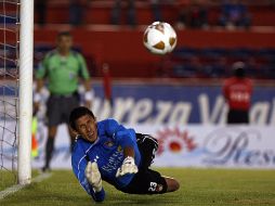 Sergio Rodríguez en juego ante Atlante, partido en el cual se lastimó la rodilla. MEXSPORT  /