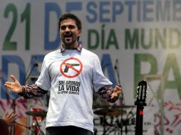 El cantante colombiano es líder de causas sociales. AFP  /