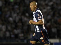 Humberto Sauzo festeja el segundo gol de los Rayados, ante el Sounders. MEXSPORT  /