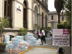 Se distribuirán un millón de litros de agua y 20 mil litros de leche a los damnificados por el huracán Karl. ARCHIVO  /