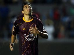 Foto de accion de Rubens Sambueza de Estudiantes Tecos. MEXSPORT  /