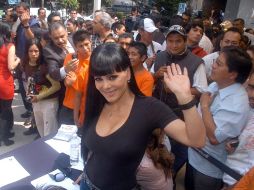 La actriz y cantante Maribel Guardia. NTX  /