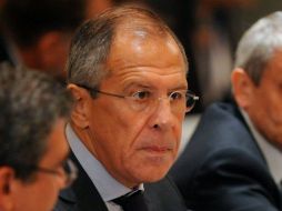 Sergei Lavrov, ministro de Relaciones Exteriores ruso, declaró la oposición de Rusia de cualquier sanción unilateral. EFE  /