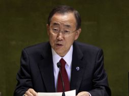 El secretario general de la ONU, Ban Ki-moon. AP  /