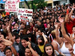 En la megamarcha del próximo miércoles la comunidad universitaria demandará al Ejecutivo que entregue 390 millones de pesos. E. PACHECO  /