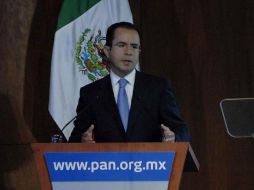 César Nava Vázquez, dirigente nacional del PAN, reconoce que el instituto político que preside vive una situación compleja. NTX  /