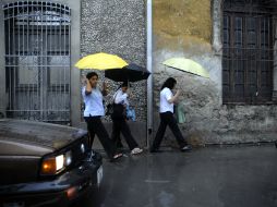 En la zona Sur de Yucatán se decretó ayer la alerta amarilla por las lluvias resultado de la presencia de 'Matthew'. NTX  /