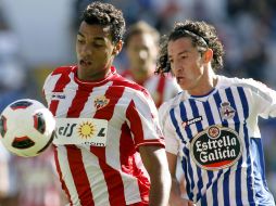 Andrés Guardado (der) en el partido ante la UD Almería. EFE  /