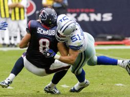 Dallas termina con el invicto de los Texanos en el partido. AP  /