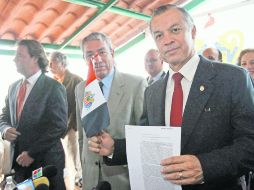 Cárdenas hizo el anuncio en la Cámara de Comercio de Guadalajara. MEXSPORT  /