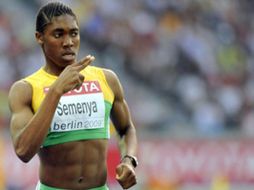 La sudafricana Caster Semenya, se ha visto envuelta en una polémica sobre su feminidad. AFP  /