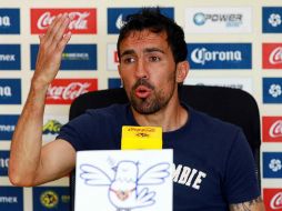 Vicente Sánchez después de una sesión de entrenamiento. MEXSPORT  /