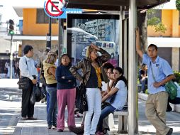 Estuvieron imposibilitadas 95 rutas de camiones a realizar sus recorridos normales durante la marcha. E. BARRERA  /
