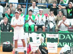 Jorge Lozano, capitan Copa Davis, prefiere jugar en el Distrito Federal. MEXSPORT  /