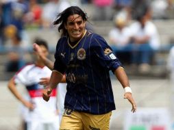 El jugador argentino Martín Bravo durante la Jornada 9 del torneo Apertura 2010. MEXSPORT  /