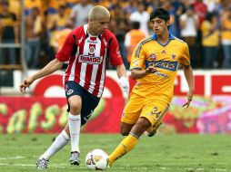 El 'bofo' Bautista surgió de Estudiantes Tecos, pero ha sido con Chivas con quien más se ha identificado. MEXSPORT  /