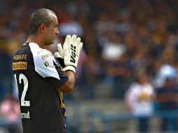 El guardameta Sergio Bernal de Pumas, listo para cortarles las alas a los Monarcas. MEXSPORT  /