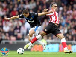 Javier Hernández no fue la diferencia, ya que entró al minuto 65. AP  /