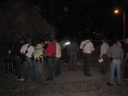 Autoridades locales acudieron al lugar del hallazgo del cadáver. O. RUVALCABA  /