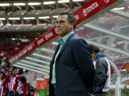 El director técnico del Guadalajara José Luis Real durante el partido ante el Morelia. E. PACHECO  /