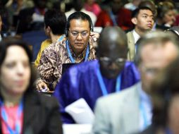 Representantes de la UIT concentrados en Expo Guadalajara durante la primera jornada de elecciones internas. E. PACHECO  /