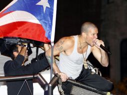 El grupo puertorriqueño Calle 13 cerró el IV Festival VivAmerica-Festival de Ideas 2010. EFE  /