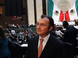 El diputado federal, Luis Videgaray, reitera su compromiso para que cada sector de la población reciba una cantidad justa. ESPECIAL  /