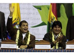 Morales viaja a Ecuador para respaldar a Correa tras sublevación policial. EFE  /