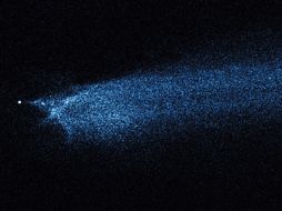 La propia colisión fue observable debido a la posición de los asteroides en relación con el Sol . EFE  /