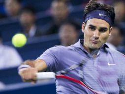Sin complicaciones, Federer venció en las semifinales del Masters de Shangai. EFE  /