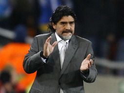 El campeón del mundo como jugador en México 1986 Diego Armando Maradona.  /