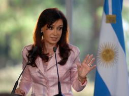 En días pasados, la presidenta de Argentina, Cristina Fernández, rechazó maniobras militares británicas en las Malvinas. ESPECIAL  /