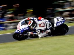 El piloto italiano Valentino Rossi durante el Gran Premio de Australia. AP  /