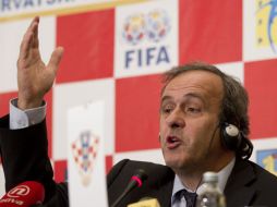 Michel Platini habló sobre partidos amañados en Croacia. AP  /